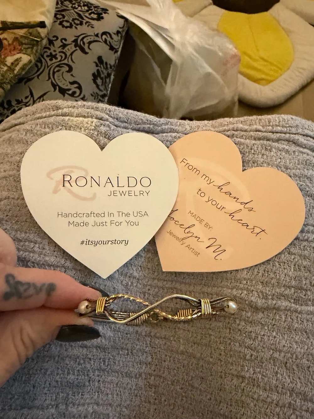 Ronaldo Jewelry Gold & Silver Infinity Bracelet
